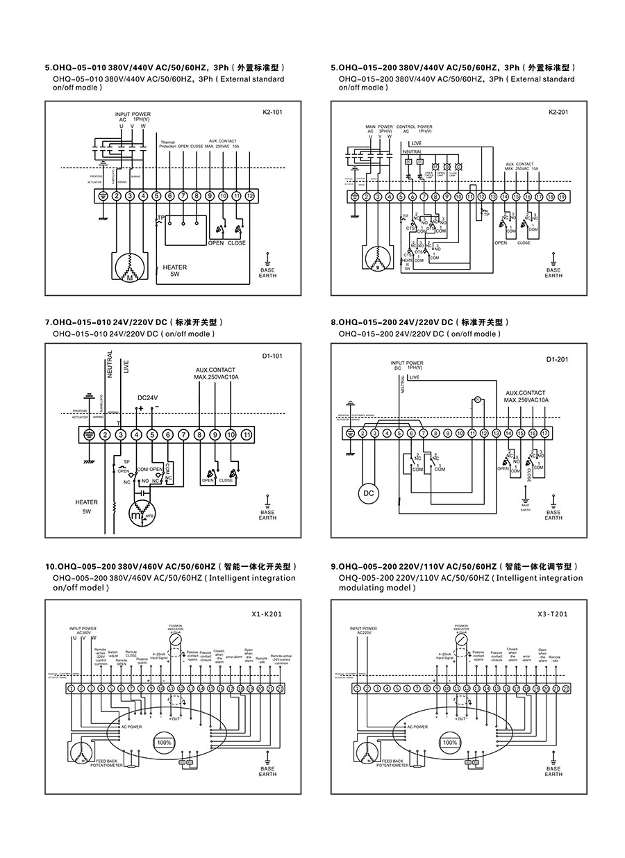 防爆電動(dòng)執行器接線(xiàn)圖2