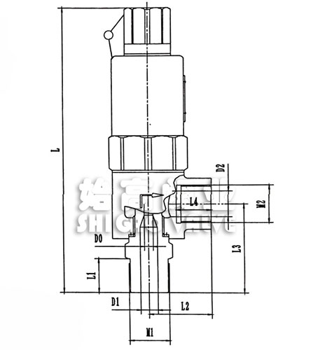 低溫高壓安全閥尺寸圖
