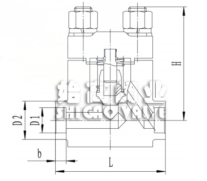 高壓低溫止回閥尺寸圖
