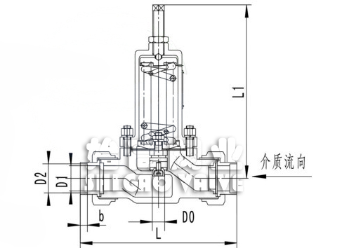 低溫降壓調壓閥尺寸圖