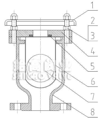 高壓快速排氣閥結構圖
