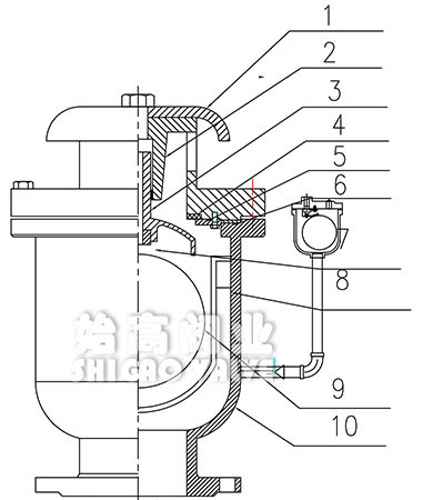 復合式高速動(dòng)力空氣閥結構圖