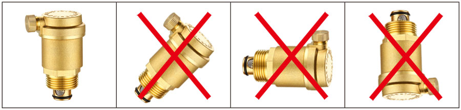 黃銅自動(dòng)排氣閥安裝