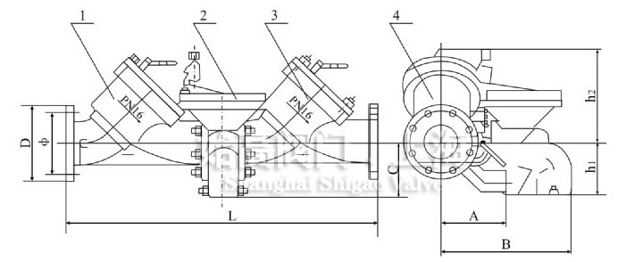 法蘭倒流防止器尺寸 法蘭倒流防止器尺寸