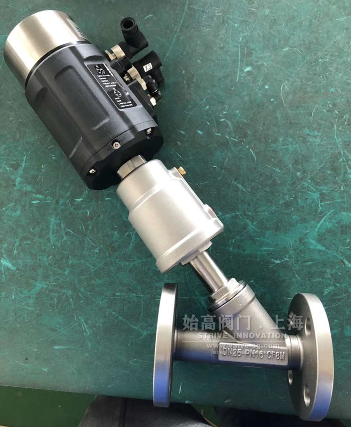 調節型氣動(dòng)角座閥