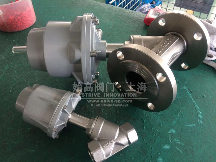 鋁合金氣動(dòng)角座閥