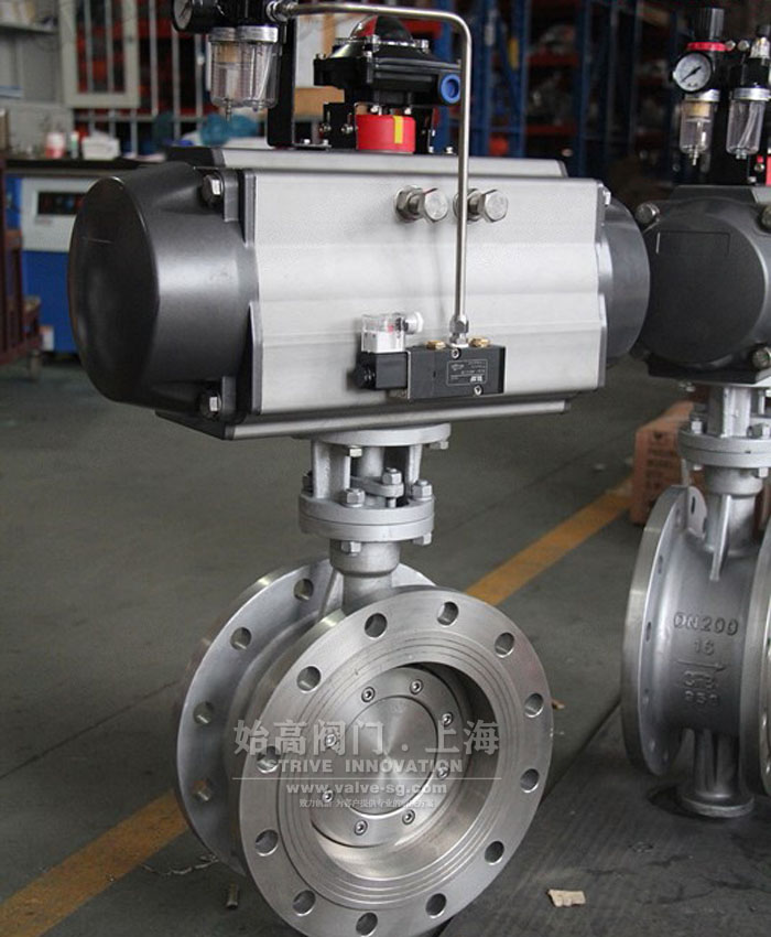 三偏心氣動(dòng)調節蝶閥