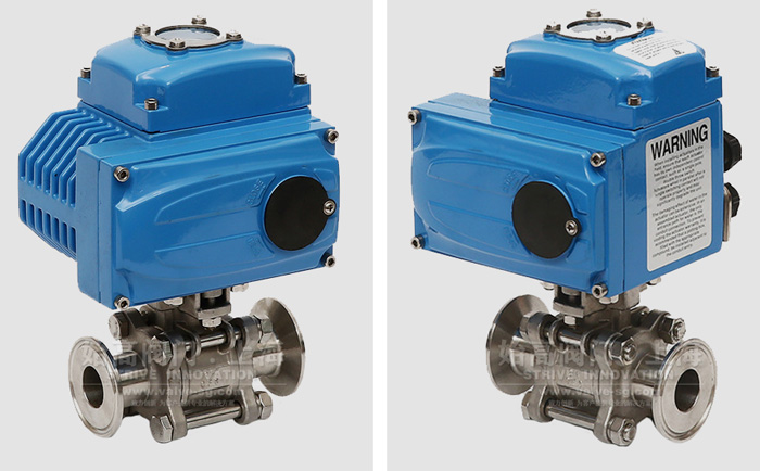 電動(dòng)三片式快裝球閥