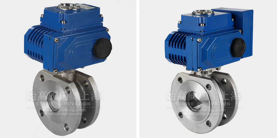 電動(dòng)對夾式球閥