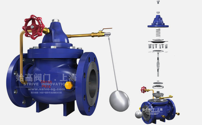 遙控浮球閥結構圖