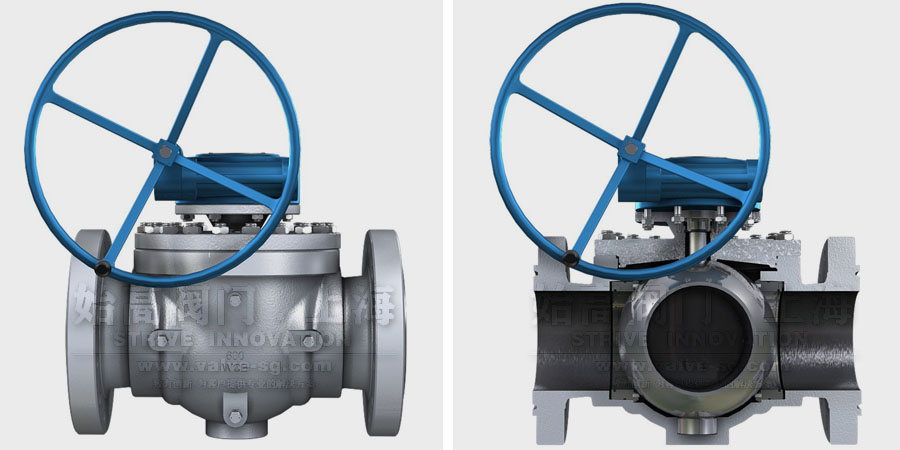 上裝式固定式球閥結構