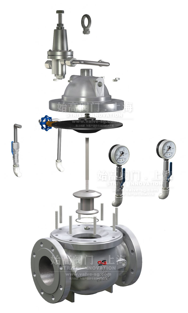 200X減壓閥結構圖
