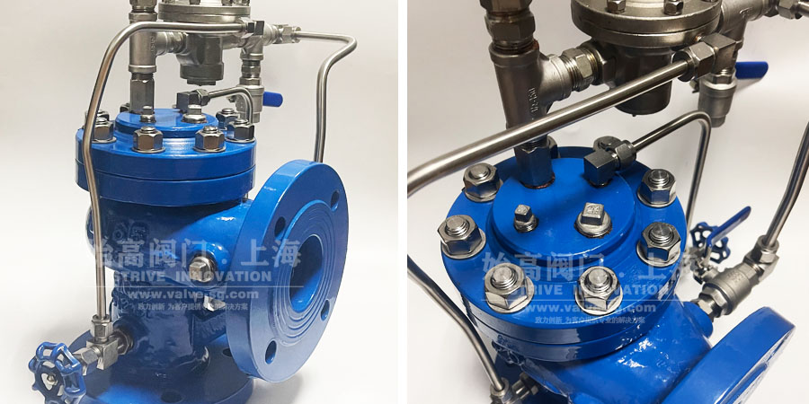 鑄鋼角式水擊預防閥