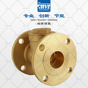 黃銅法蘭旋啟式止回閥圖3