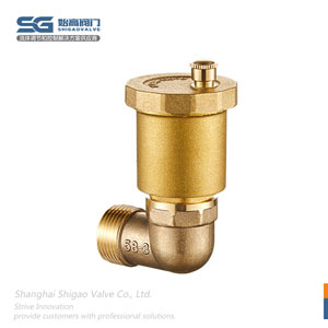 黃銅直排自動(dòng)排氣閥帶彎頭