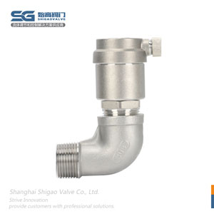 不銹鋼自動(dòng)排氣閥帶彎頭