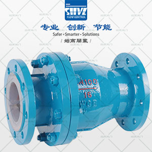 旋啟式襯氟止回閥圖1