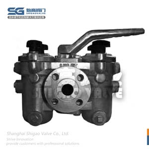 法蘭鑄鐵雙聯(lián)切換過(guò)濾器