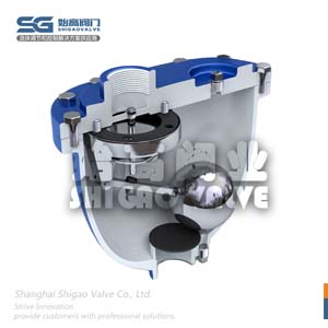 螺紋復合式排氣閥結構圖