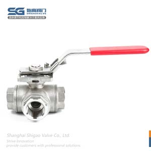 高平臺螺紋三通球閥圖2