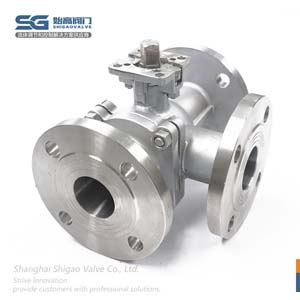 高平臺法蘭三通球閥圖3