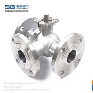 高平臺法蘭三通球閥圖4