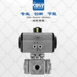 防爆氣動(dòng)三通螺紋球閥圖1