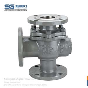 法蘭三通球閥圖1