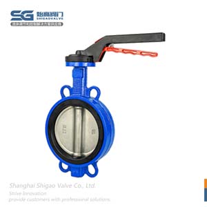 手柄對夾蝶閥圖2