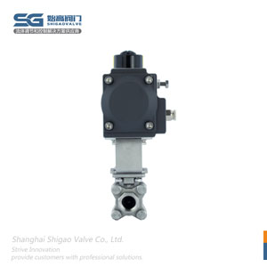 不銹鋼氣動(dòng)螺紋高溫球閥