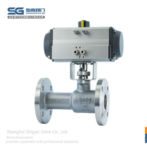 氣動(dòng)一體式高溫球閥