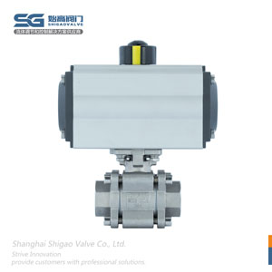 氣動(dòng)3PC高壓螺紋球閥