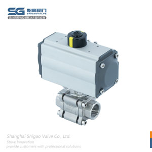 氣動(dòng)高壓螺紋球閥