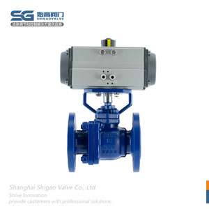 氣動(dòng)碳鋼襯氟球閥