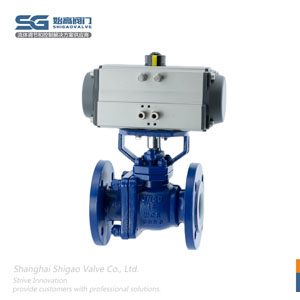 氣動(dòng)WCB碳鋼襯氟球閥