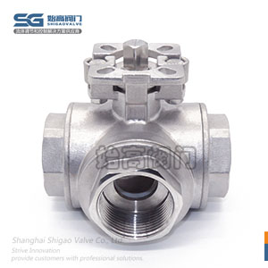 四通螺紋球閥圖2