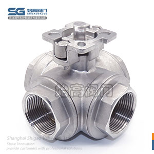 四通螺紋球閥圖3