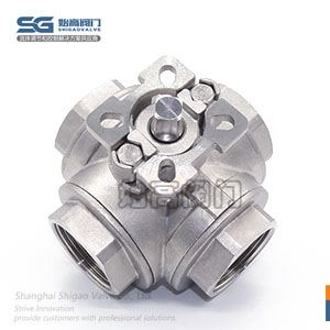 四通螺紋球閥圖4