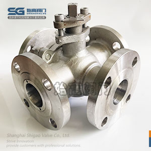 法蘭四通球閥圖3