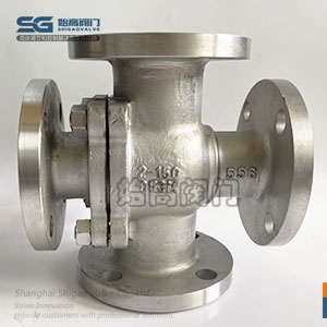 法蘭四通球閥圖4