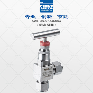 高壓直角卡套針型閥圖4