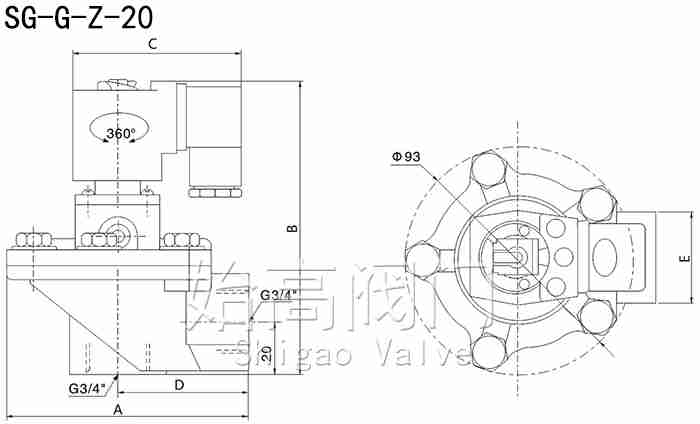 SG-G-Z-20ԭֱʽ}_yߴ