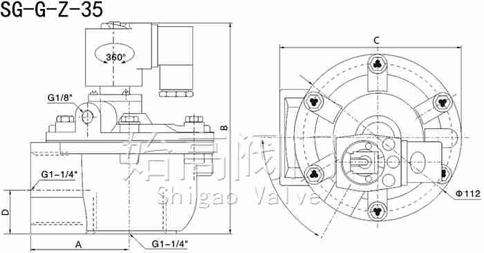 SG-G-Z-35ԭֱʽ}_yߴ