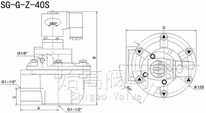 SG-G-Z-40Sԭֱʽ}_yߴ