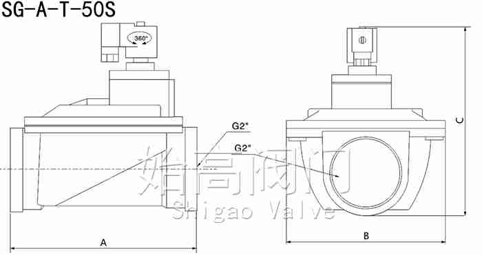 SG-A-T-50Sֱͨʽ}_yߴ