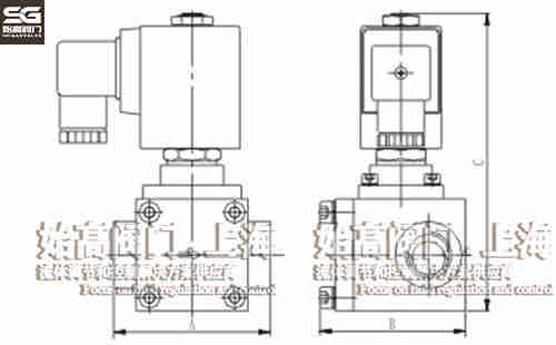 SE系列不銹鋼電磁閥尺寸 SE系列不銹鋼電磁閥尺寸