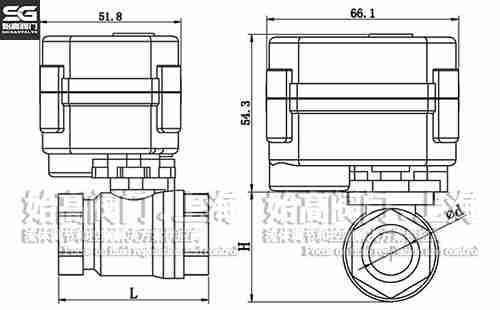 塑料電動(dòng)球閥尺寸 塑料電動(dòng)球閥尺寸