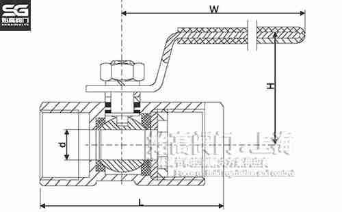 不銹鋼一片式球閥尺寸 不銹鋼一片式球閥尺寸