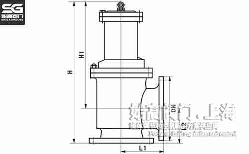 角式液動(dòng)排泥閥尺寸 角式液動(dòng)排泥閥尺寸