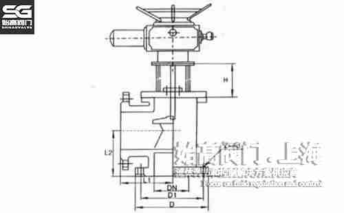 電動(dòng)角式排泥閥尺寸 電動(dòng)角式排泥閥尺寸